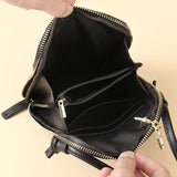 Women's Leather Crossbody Bag Mini Messenger Bag