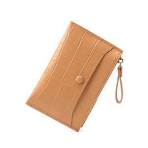 Women Coin Bag Female Purse Money Clip Clutch Wallet Short Leather