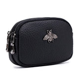 Leather Coin Purse Men Women RFID Blocking Small Change Pocket