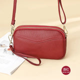 Leather Crossbody Bag for Women Small Messenger Bag