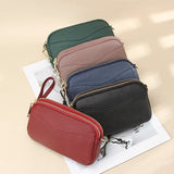 Leather Crossbody Bag for Women Small Messenger Bag