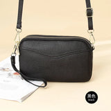 Leather Crossbody Bag for Women Small Messenger Bag