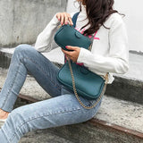 Leather Crossbody Bag Set Wide Straps 3 Pcs