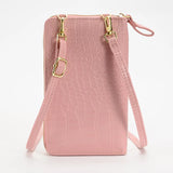 Women Crossbody Bag Large Capacity Double-layer Wallet