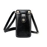 Cow Leather Crossbody Bag Cell Phone Purse For Girl