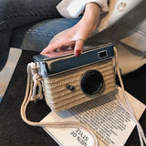 Camera Shape Women Crossbody Bag Single Shoulder Handbag
