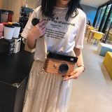 Camera Shape Women Crossbody Bag Single Shoulder Handbag