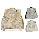 Diamond Rhinestone Clutch Crystal Evening Bag Wedding Purse Party Banquet