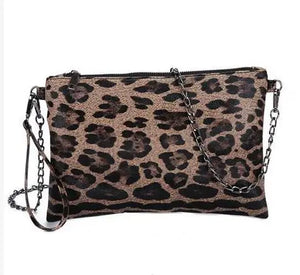 Leopard Evening Bag Wedding Party Shoulder Clutch Purse PT1100
