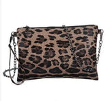 Leopard Evening Bag Wedding Party Shoulder Clutch Purse PT1100