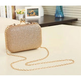 Glittered Evening Clutch Chain Bag for Party Wedding