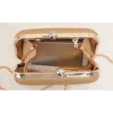 Glittered Evening Clutch Chain Bag for Party Wedding