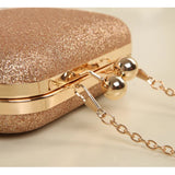 Glittered Evening Clutch Chain Bag for Party Wedding