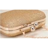 Glittered Evening Clutch Chain Bag for Party Wedding