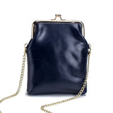 Woman Leather Bags Mobile Phone Bag Small Women's Single Shoulder Chain Messenge