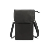 Woman Leather Crossbody Messenger Bag Mini Mobile Phone Pocket