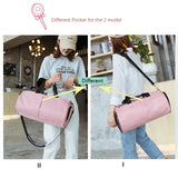 Women Gym Bag Fitness Sports Travel Training Bag With Shoes Compartment