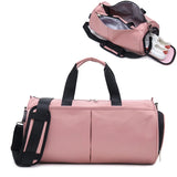 Women Gym Bag Fitness Sports Travel Training Bag With Shoes Compartment