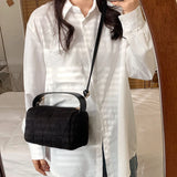 Bright Candy Canvas Clutche Purse Girl Messenger Bag