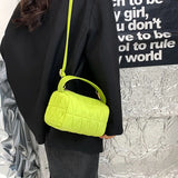 Bright Candy Canvas Clutche Purse Girl Messenger Bag