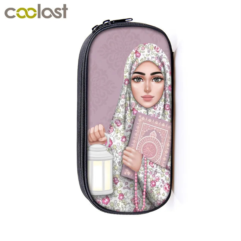 Muslim Woman Cosmetic Case Hijab Makeup Bag