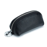 Leather Keychain Organizer Pouch Men Women Key Holder