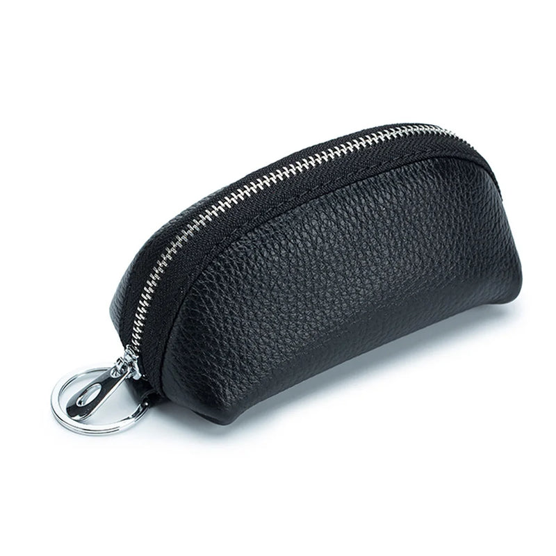 Leather Keychain Organizer Pouch Men Women Key Holder