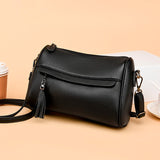 Small Leather Handbag for Women, Cross Body Pillow Messenger Bag