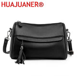 Small Leather Handbag for Women, Cross Body Pillow Messenger Bag