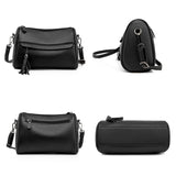 Small Leather Handbag for Women, Cross Body Pillow Messenger Bag