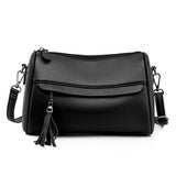Small Leather Handbag Cross Body Messenger Bag for Women