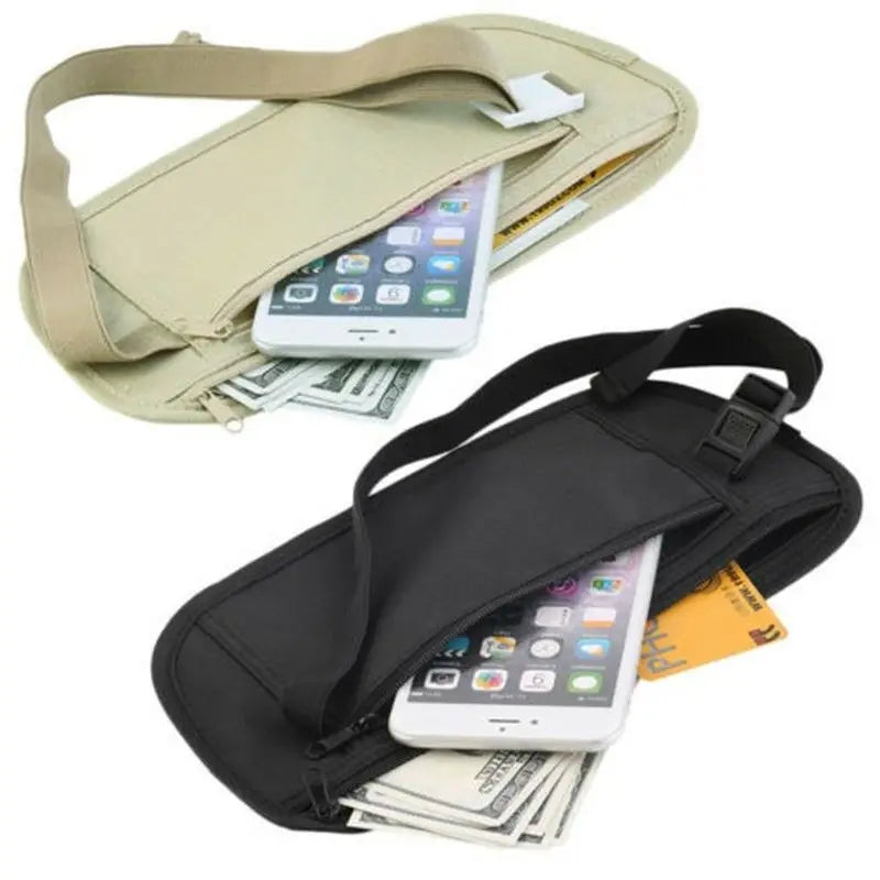 Travel Waist Pouch Packs Hidden Security Wallet