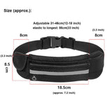 Waterproof Running Waist Pack Bum Bag Belts Fanny Outdoor Pouch Cycling