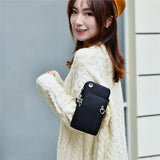 Woman Mini Shoulder Bag Multi-Function Mobile Phone Bag