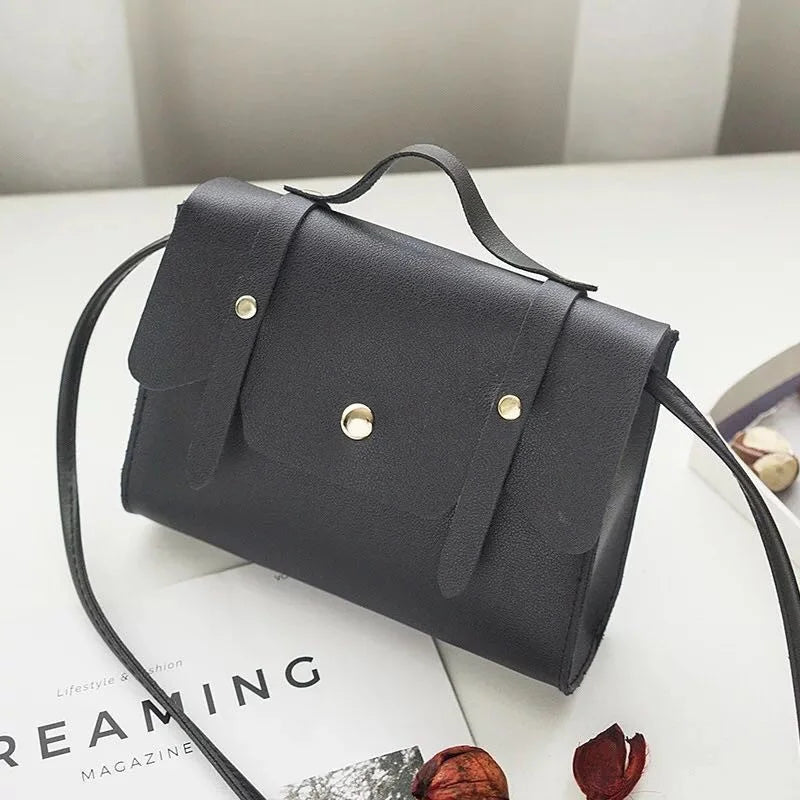 Women PU Leather Messenger Bag Ladies Youth Shoulder HandBag