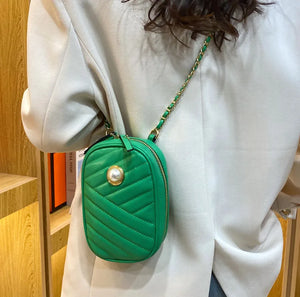 Causal PU Leather Small Phone Bag All-match Mini Crossbody Shoulder Bag