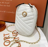 Causal PU Leather Small Phone Bag All-match Mini Crossbody Shoulder Bag