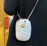 Causal PU Leather Small Phone Bag All-match Mini Crossbody Shoulder Bag