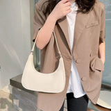 Women Nylon Shoulder Bag Tote Casual Solid Handbag