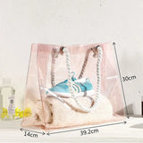 Women PVC Shoulder Bags Casual Female Beach Bags Shopping Bag