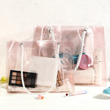 Women PVC Shoulder Bags Casual Female Beach Bags Shopping Bag