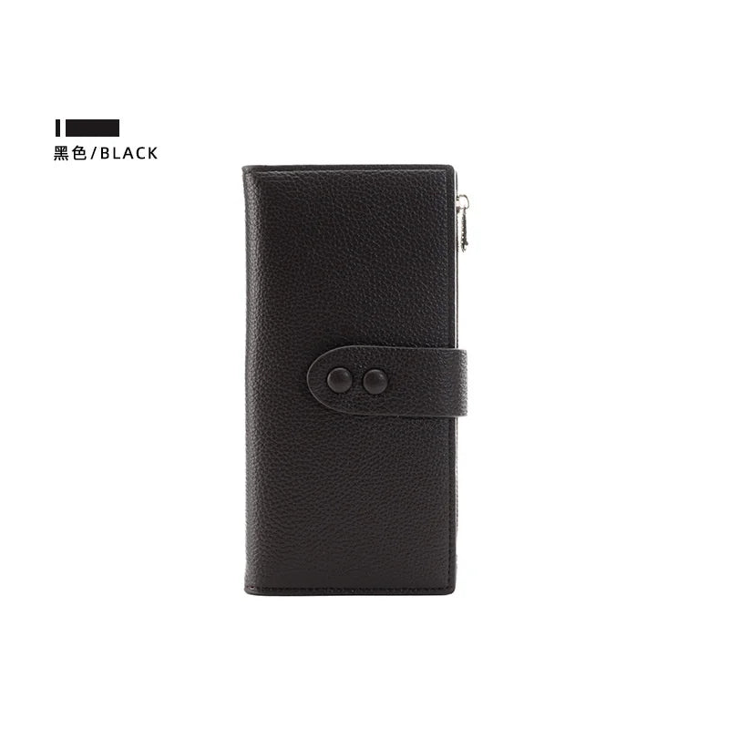 Women's Buckle Long Wallet Coin Purse Large Banknote Pocket