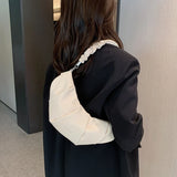 Vintage Leather Shoulder Bag, Women's Handbag