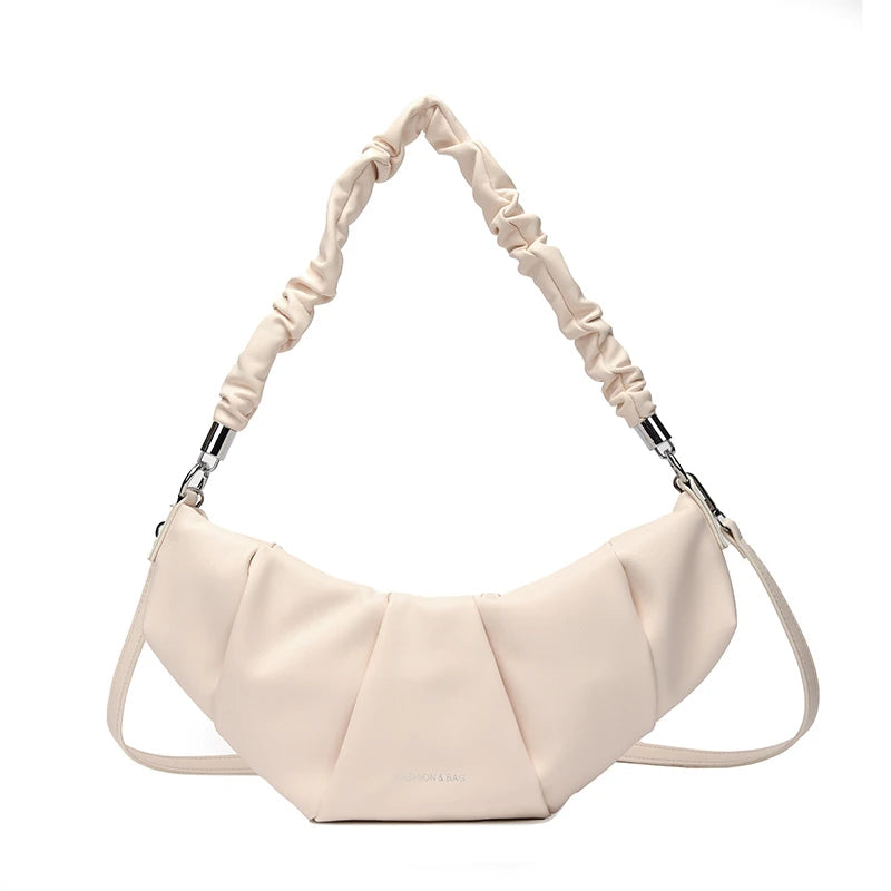 Vintage Leather Shoulder Bag, Women's Handbag