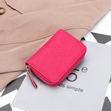 Woman Short Wallet Multi-card Card Bag Dali Pattern Zipper Coin Purse