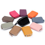 Woman Short Wallet Multi-card Card Bag Dali Pattern Zipper Coin Purse