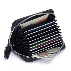 Woman Short Wallet Dali Pattern Card Bag Zipper Zero Wallet