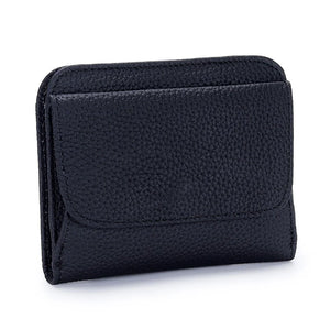 Women's Short Leather Wallet Multi-function Coin Purse
