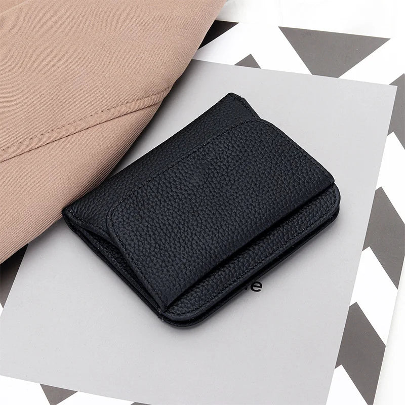Women's Short Leather Wallet Multi-function Coin Purse