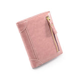Woman Short Wallet Small Purse Student Zero Wallet Two Fold Zipper Wallet